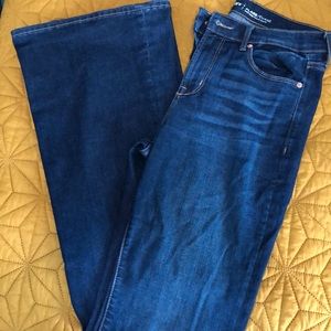 old navy high rise flare jeans